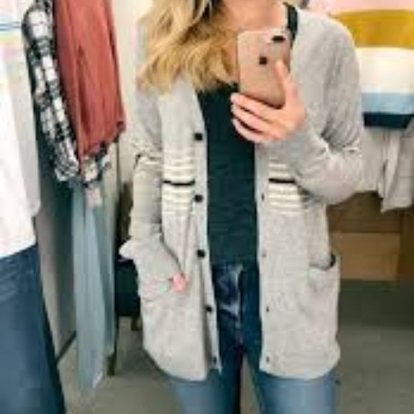 (NWT) Treasure & Bond | Athletic Stripe Cardigan - Picture 6 of 10